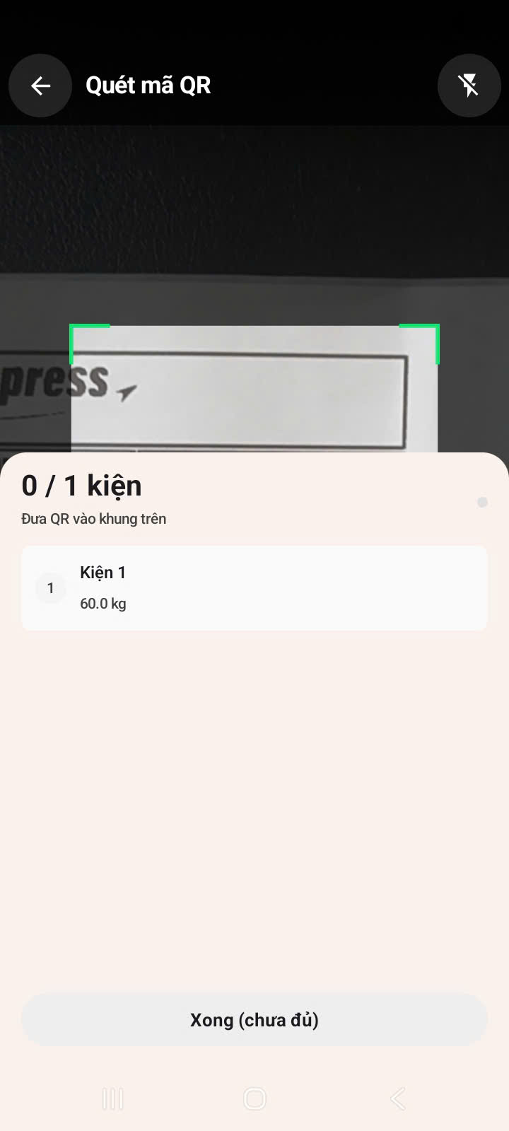 Quét mã QR camera