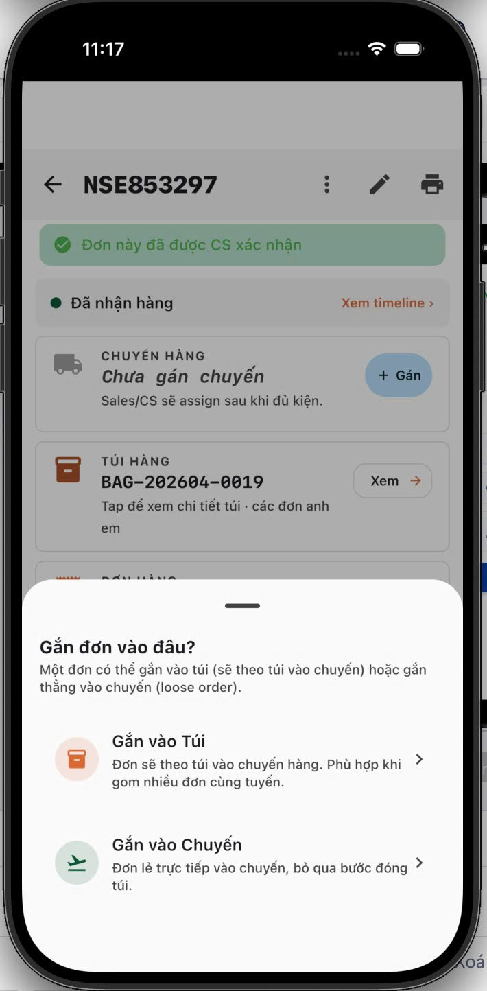 Danh sách đơn search