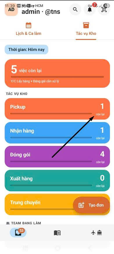 App — home Pickup 1
